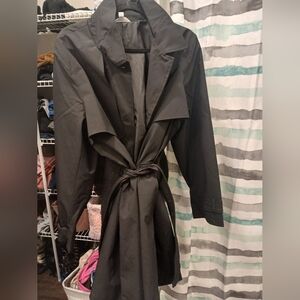 Elegant Black Trench Coat